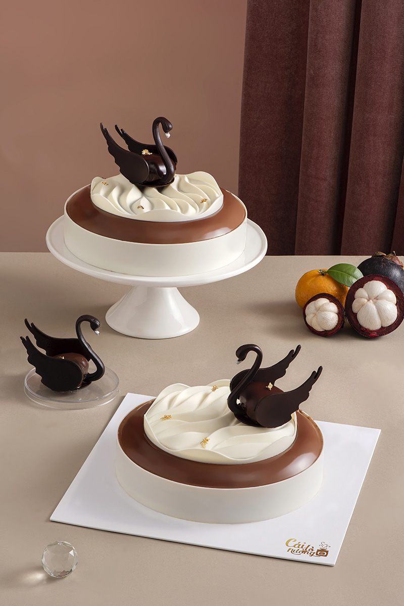 Mangosteen Noire – Entremet Măng Cụt (màu Nâu) BiiBest-BBBSN17